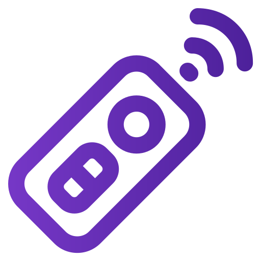 remoto Generic gradient outline icono