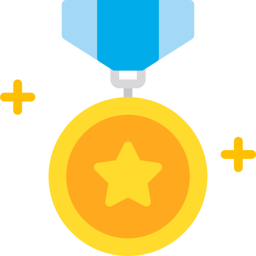 Medalla Berkahicon Flat icono