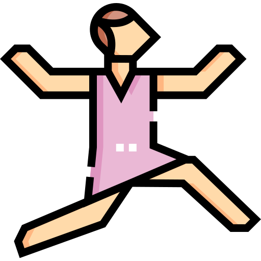 댄스 Detailed Straight Lineal color icon