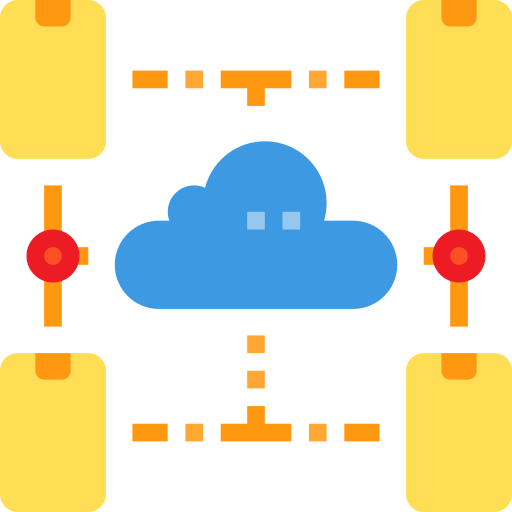 cloud computing itim2101 Flat icoon