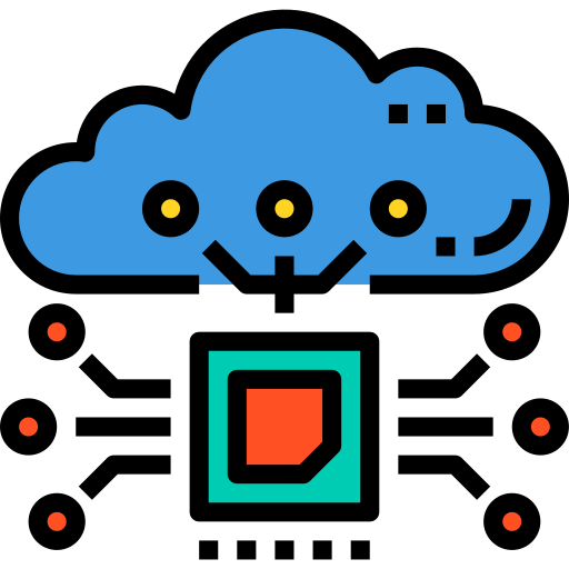 cloud computing itim2101 Lineal Color icoon