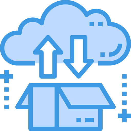 cloud computing itim2101 Blue icon