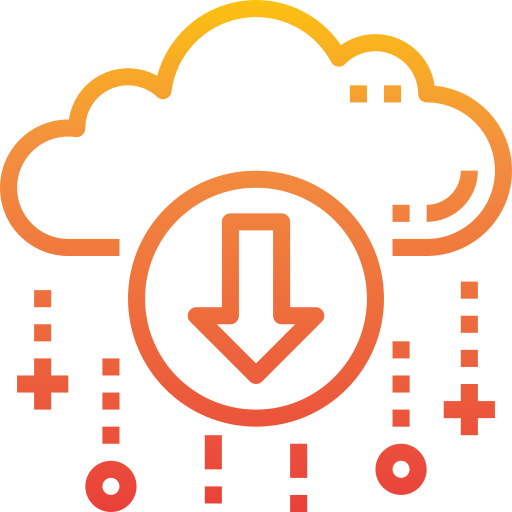 chmura obliczeniowa itim2101 Gradient ikona