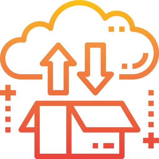 chmura obliczeniowa itim2101 Gradient ikona