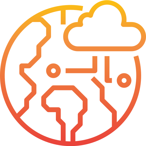 cloud computing itim2101 Gradient icoon