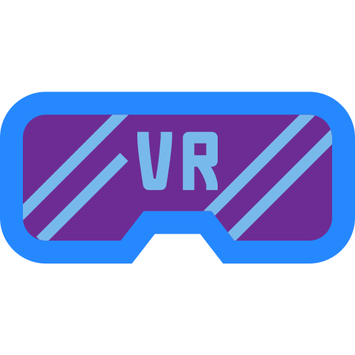realta virtuale Berkahicon Flat icona