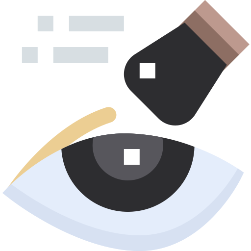 Sombra de ojos Pixelmeetup Flat icono