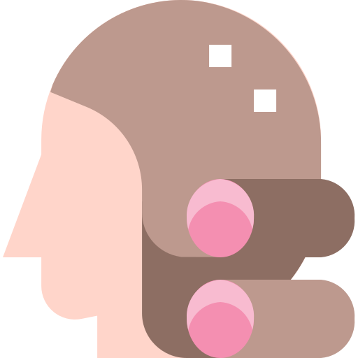 머리 Pixelmeetup Flat icon