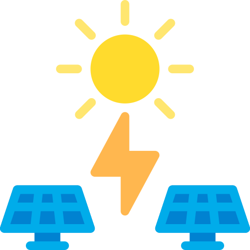 Panel solar Berkahicon Flat icono