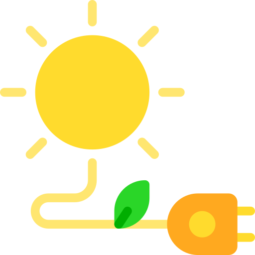 zonne energie Berkahicon Flat icoon