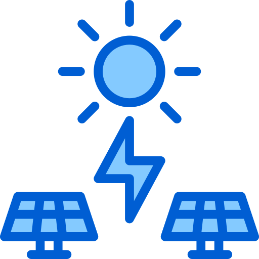 Solar panel Berkahicon Lineal Color icon