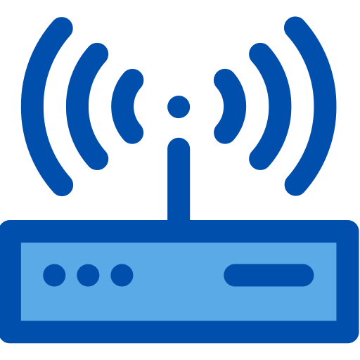 routera Berkahicon Lineal Color ikona