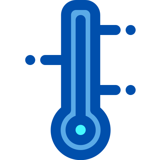 temperaturkontrolle Berkahicon Lineal Color icon