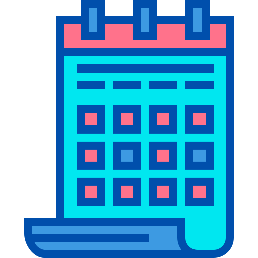 Calendario Berkahicon Lineal Color icono