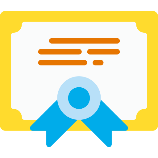 Сертификация Berkahicon Flat иконка