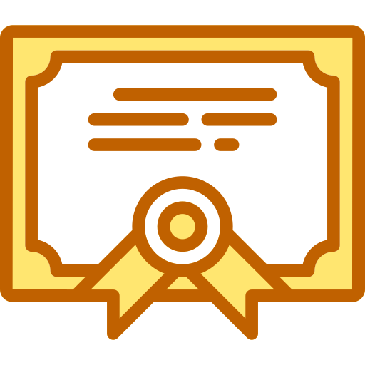 Certification Berkahicon Lineal Color icon