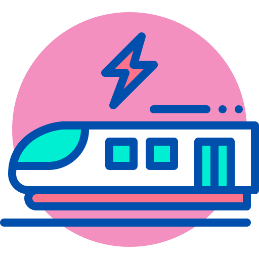 기차 Berkahicon Lineal Color icon