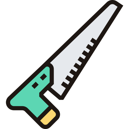 Handsaw Meticulous Lineal Color icon