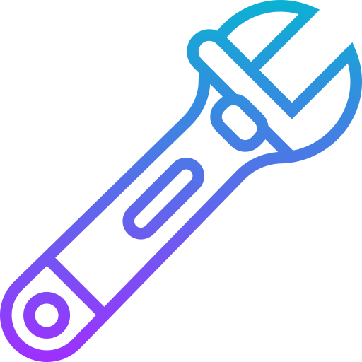 Wrench Meticulous Gradient icon