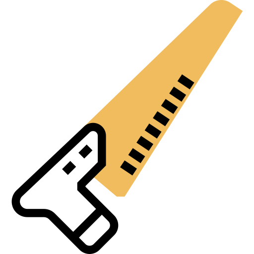 Handsaw Meticulous Yellow shadow icon