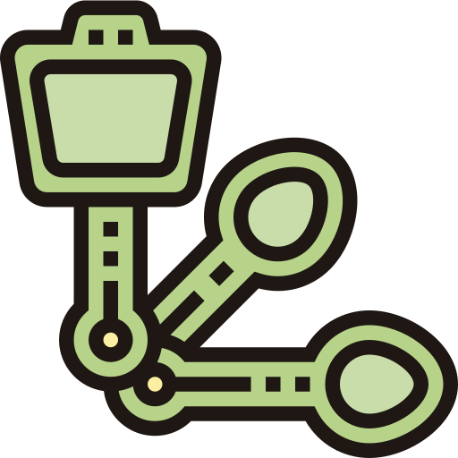 Measuring spoon Meticulous Lineal Color icon