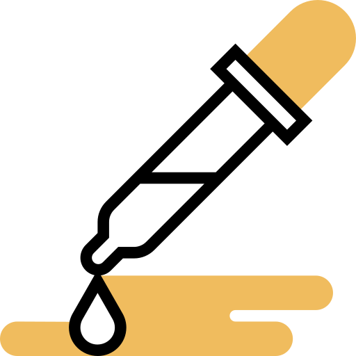 Eyedropper Meticulous Yellow shadow icon