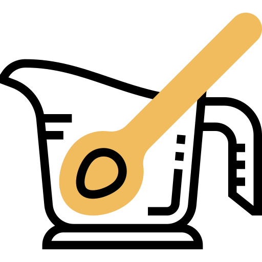 Measuring cup Meticulous Yellow shadow icon