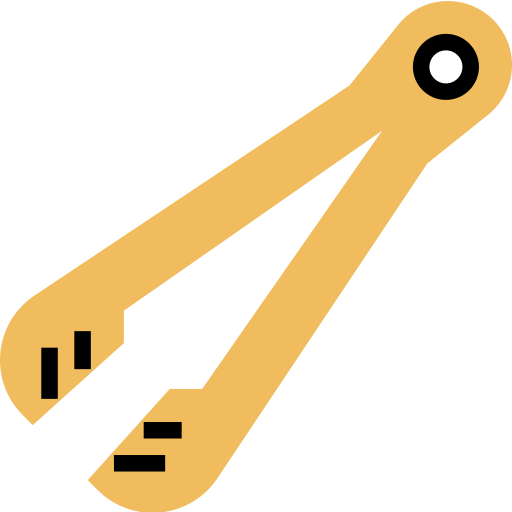 Tongs Meticulous Yellow shadow icon