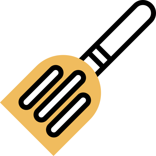 Spatula Meticulous Yellow shadow icon