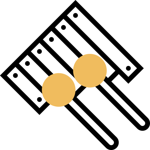 Xilófono Meticulous Yellow shadow icono