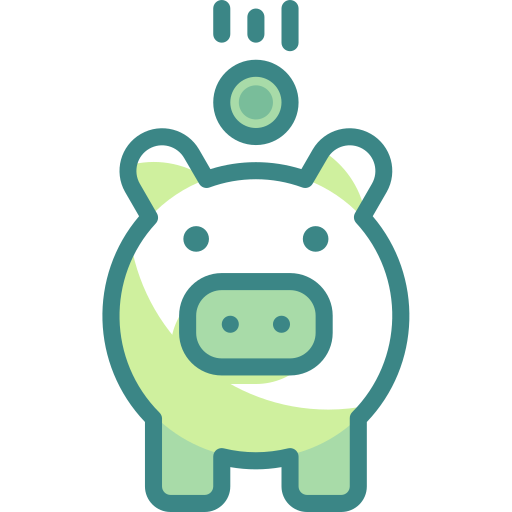 Piggy bank Wanicon Two Tone icon