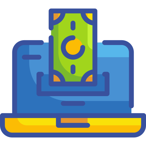 Online money Wanicon Lineal Color icon