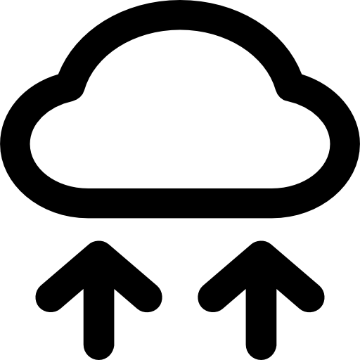 chmura obliczeniowa Vector Market Bold Rounded ikona