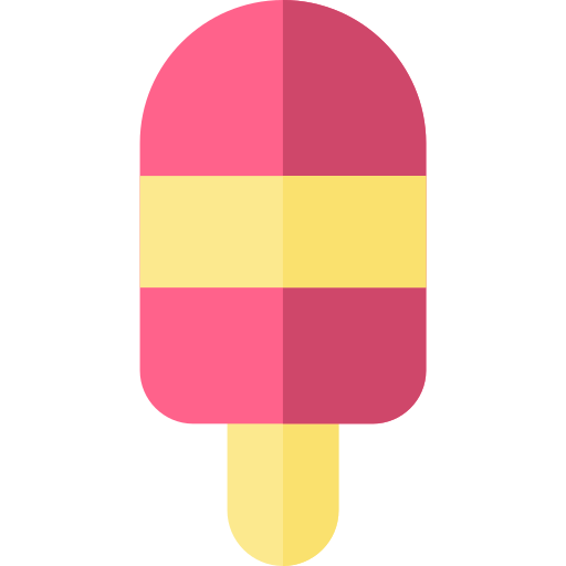 Ice cream Basic Straight Flat icon