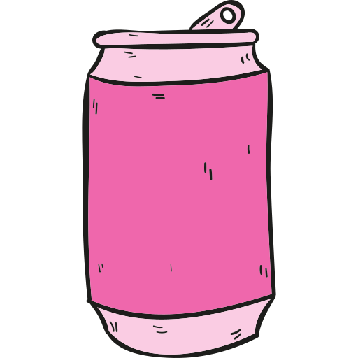 soda Hand Drawn Color ikona
