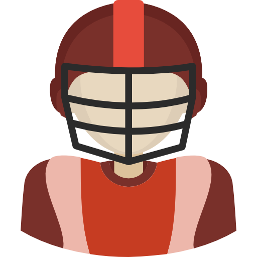 アメリカンフットボール選手 Basic Rounded Flat icon