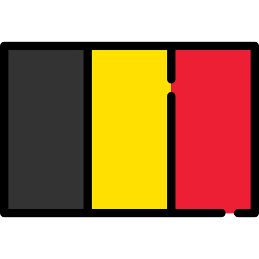 belgië Flags Rectangular icoon