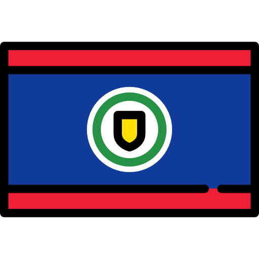 Белиз Flags Rectangular иконка