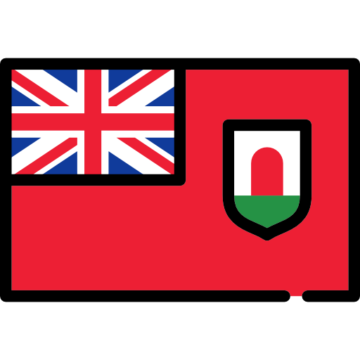 bermude Flags Rectangular icona