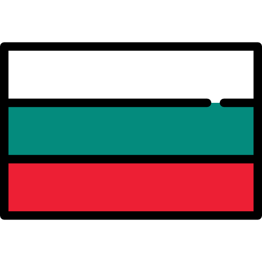 bulgarie Flags Rectangular Icône