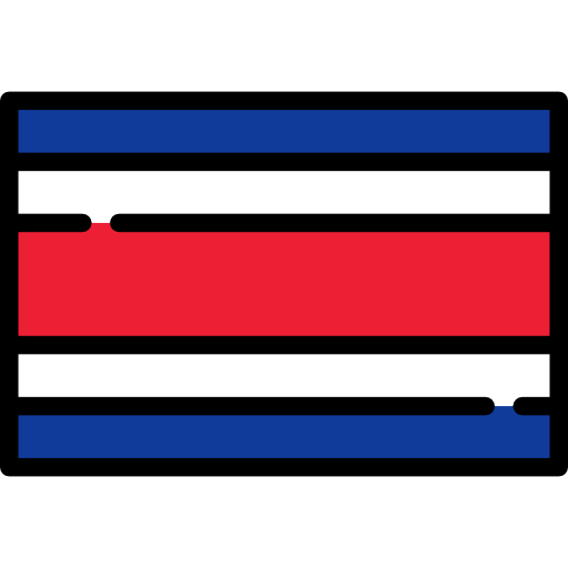 코스타리카 Flags Rectangular icon
