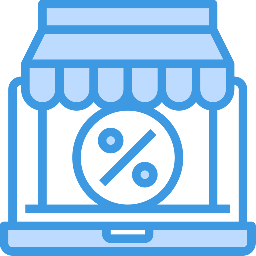 online shop itim2101 Blue icon