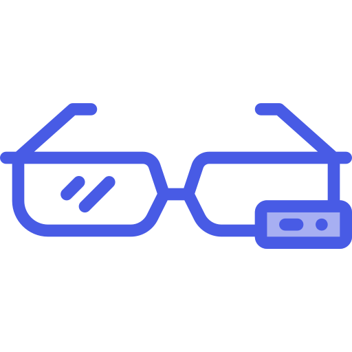 Smart glasses Berkahicon Lineal Color icon