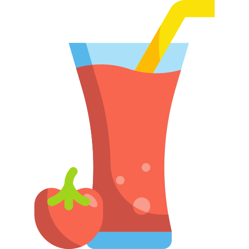 Tomato juice Wanicon Flat icon