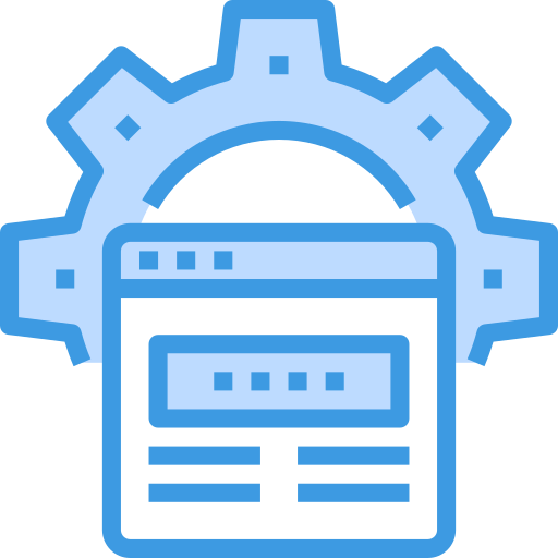 Web optimization itim2101 Blue icon