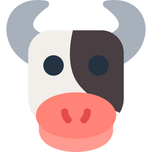 vaca Generic color fill icono
