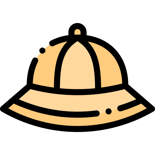 帽子 Detailed Rounded Lineal color icon