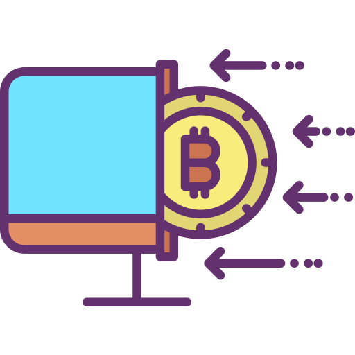 Bitcoin Icongeek26 Linear Colour icon