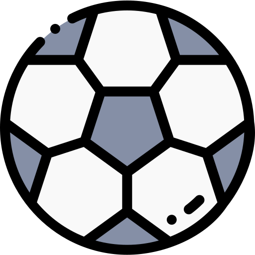 Balón de fútbol Detailed Rounded Lineal color icono
