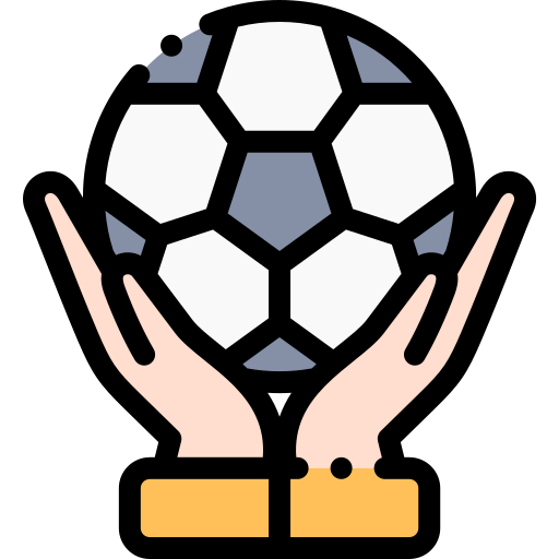 Футбольный Detailed Rounded Lineal color иконка